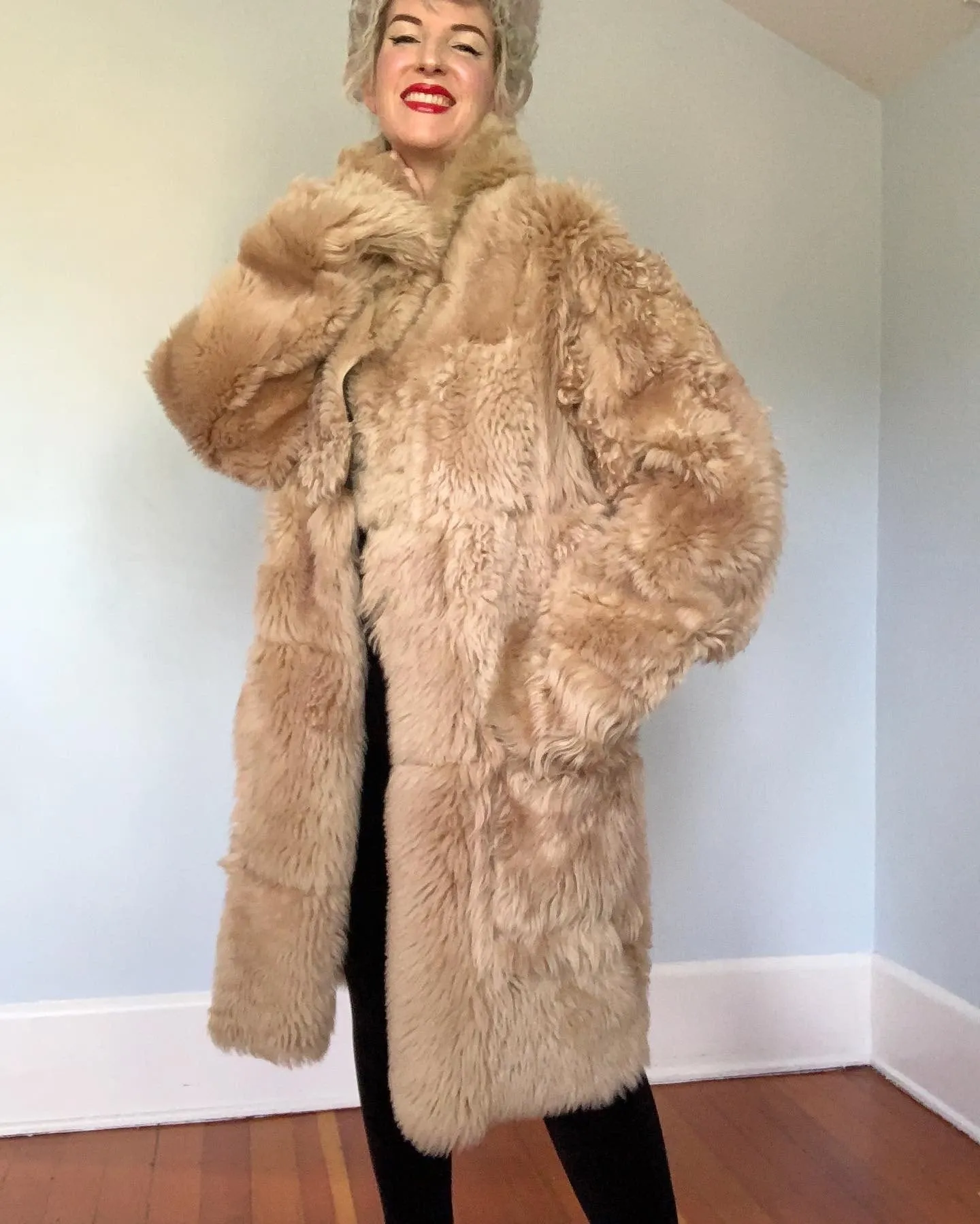 2000s "Dries van Noten" Reversible Leather / Fur Coat & Leather Purse