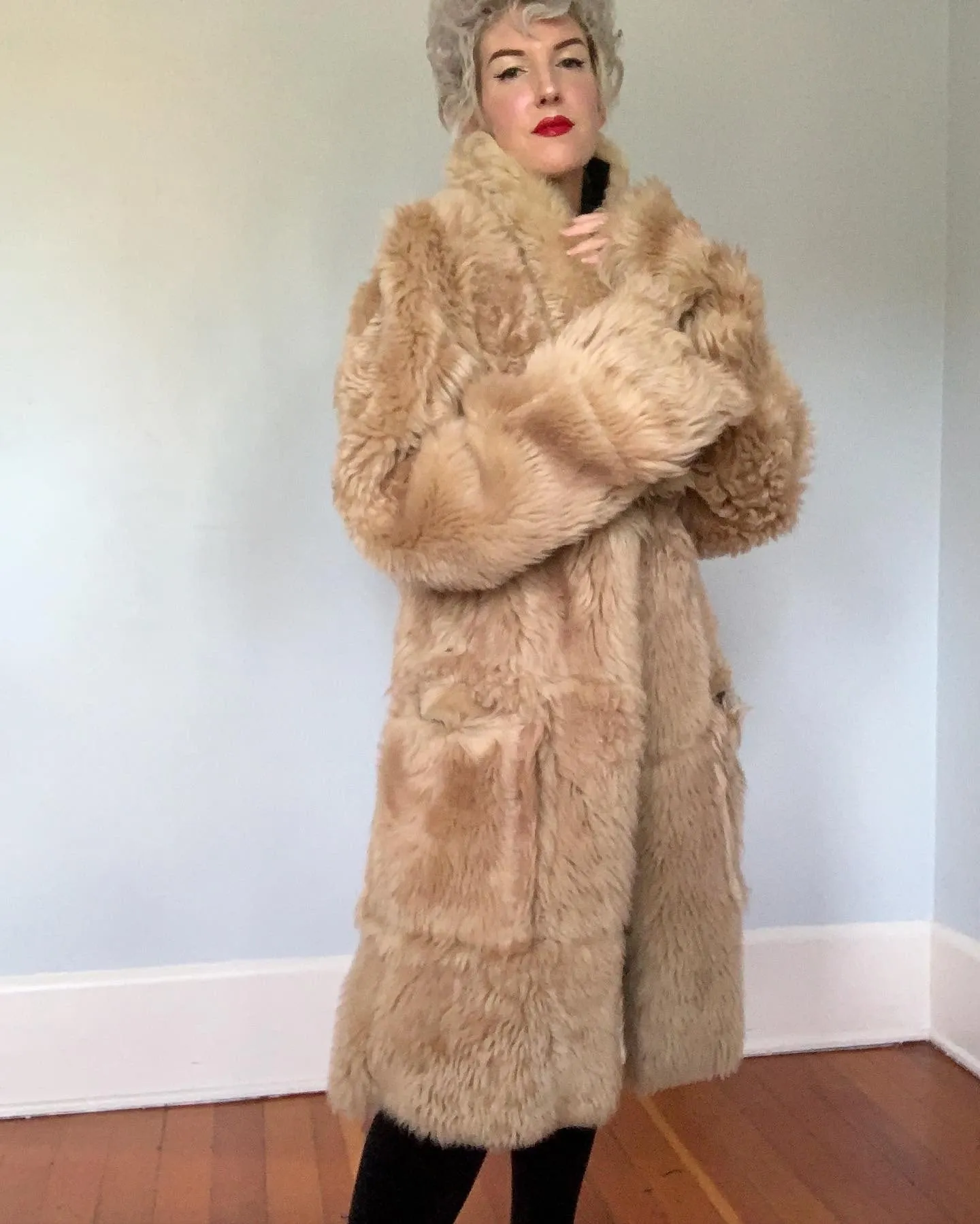 2000s "Dries van Noten" Reversible Leather / Fur Coat & Leather Purse