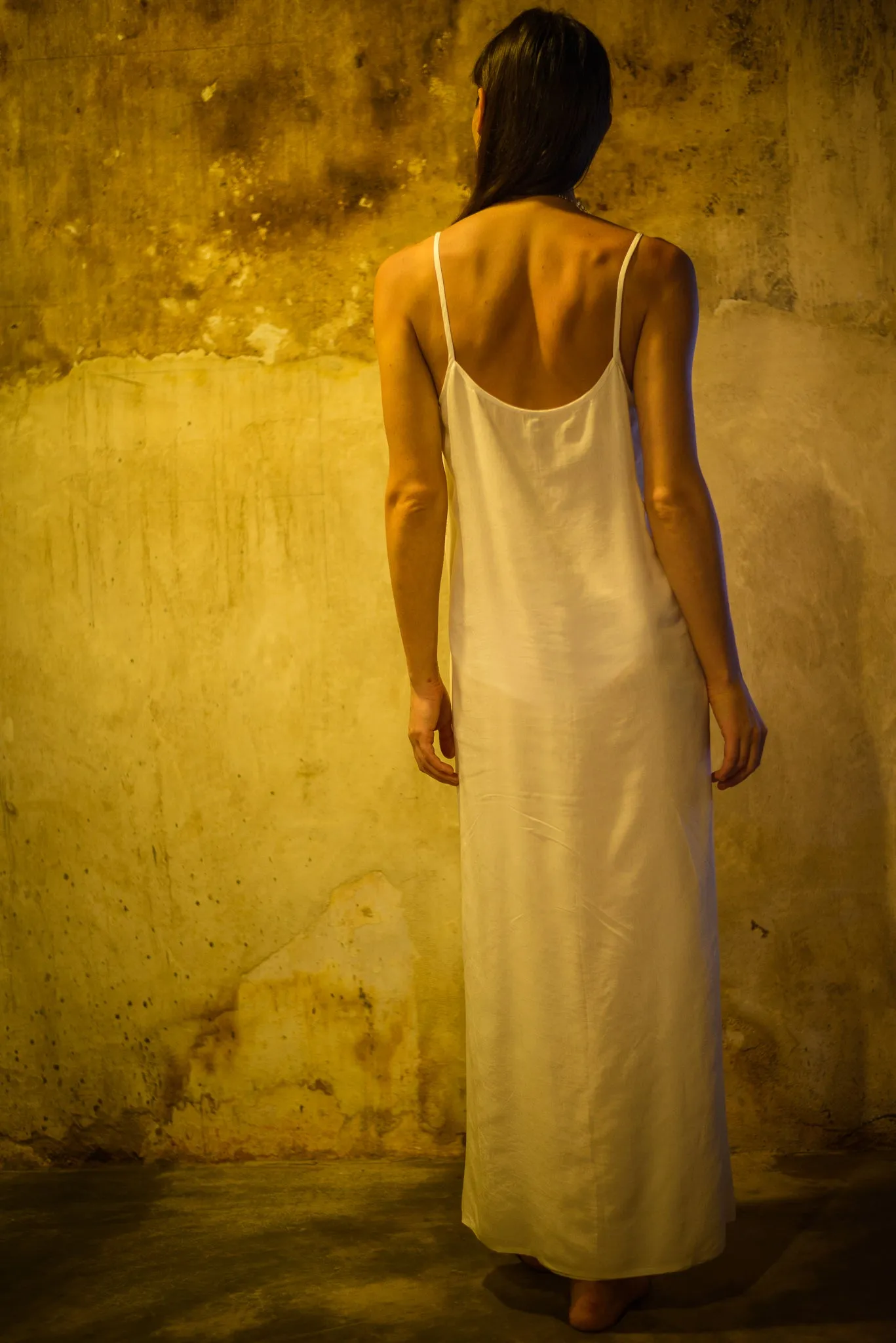 Cotton Silk Slip Dress