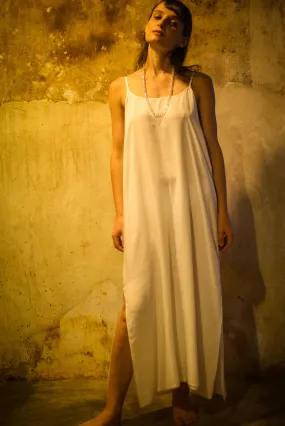 Cotton Silk Slip Dress