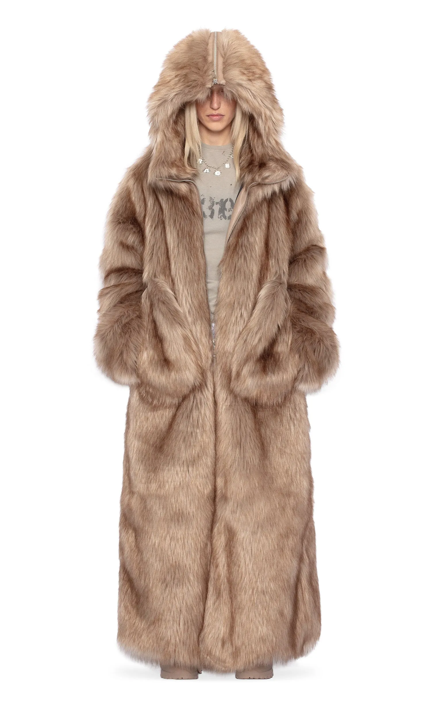 Faux Fur Coat