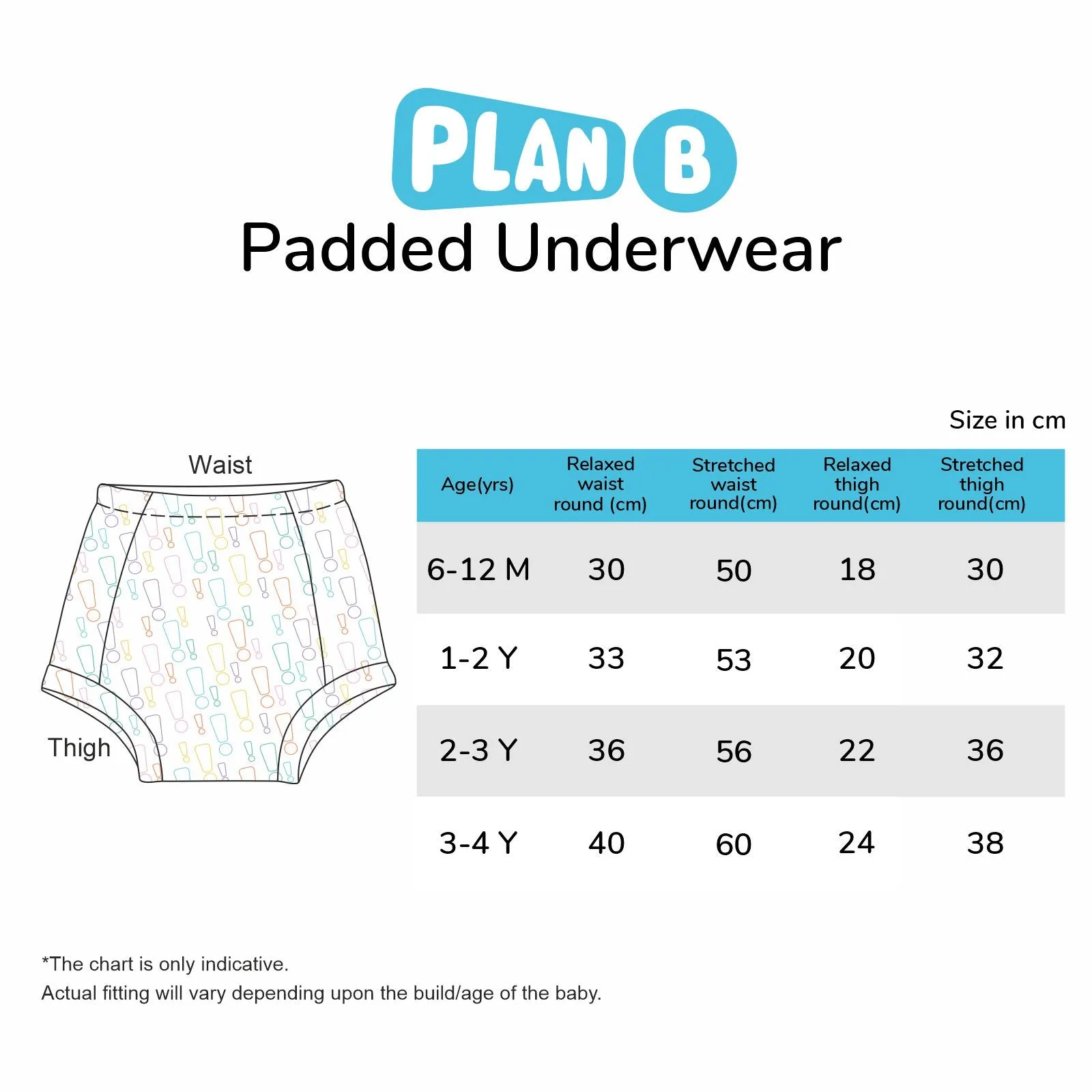 Padded Underwear for Potty Training - 6pack - Outdoors